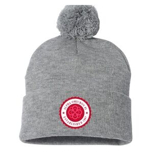 AOII Red Established Patch Beanie